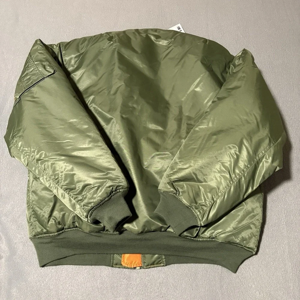 Fox MA-1 Flight‎ Jacket Mens 2XL Sage Reversible Packable Military 210D NEW